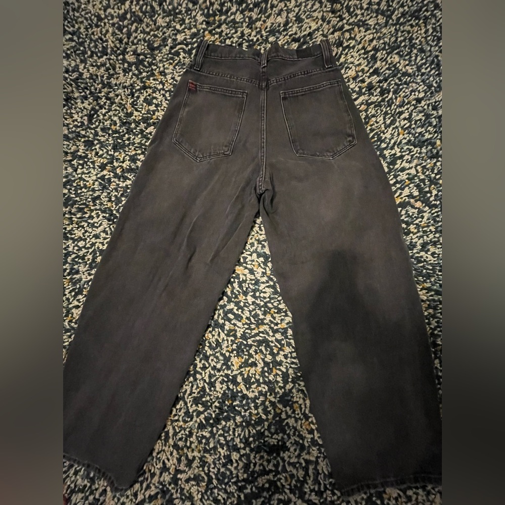 Urban Outfitters BDG High Rise Extreme Baggy Black Jeans Size 28